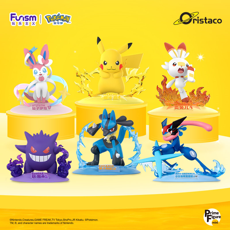 Playful Pokémon Pikachu Gengar Anime Merchandise Figurines Trendy Toys Car Decorations Birthday Gifts
