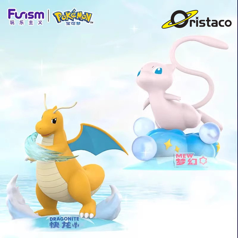 Playful Pokémon Dragonite, Mew, Pikachu Merchandise, Trendy Collectible Figures, Desktop Decorations, Birthday Gifts
