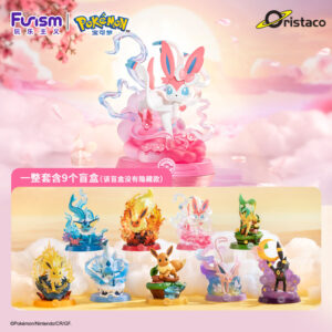 Playful Pokémon Adventure Eevee Blind Box Merchandise Water Fire Thunder Ice Fairy Elf Figurine Decoration Gift