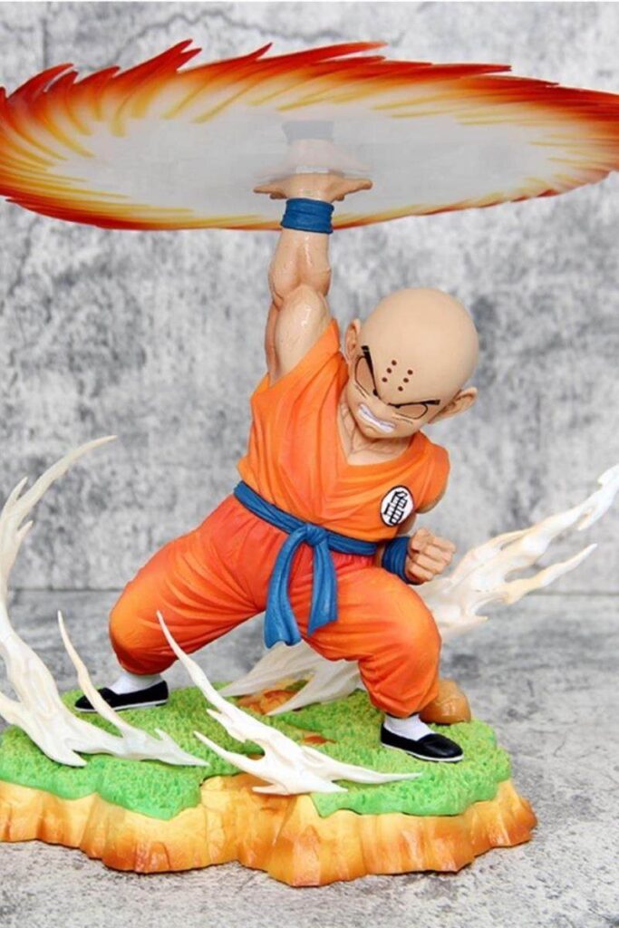 Dragon Ball Figure Cs Krillin Comic Version Qi Yuan Zhan Anime Dragon Ball Super Peripheral Model Ornament Toy Gift