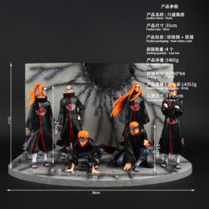 In Stock Naruto Dream Six Paths Pain Naruto Pain Figure Statue Ornament