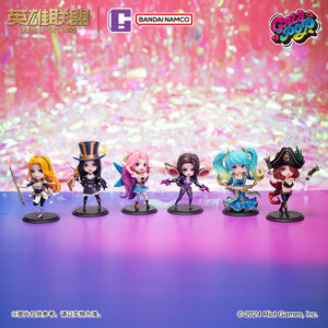 League of Legends Lol Bandai Co-Branded Gals Pop Q Version Blind Box Figure Kaisa Lux Mini Figure