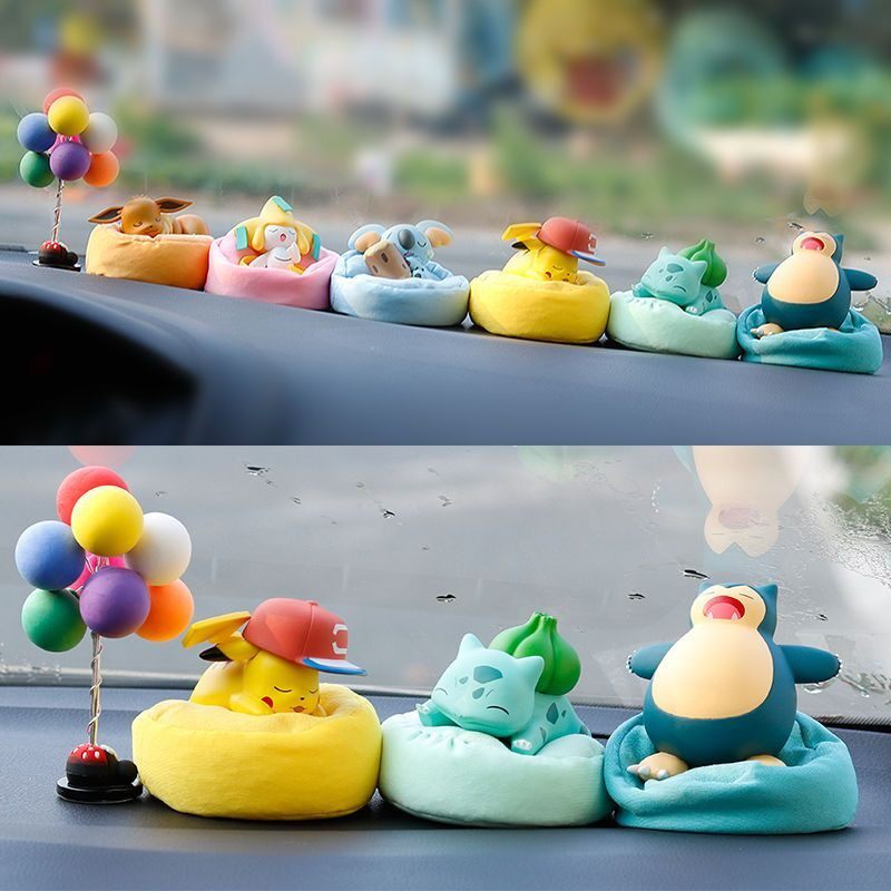 Authentic Pokémon Blind Box Pikachu Kirby Figure Handheld Doll Car Dashboard Ornament Accessories