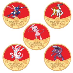 Pokémon Legendary Beast Dream Almia Gengar Cartoon Animation Commemorative Coin Collectible Gift
