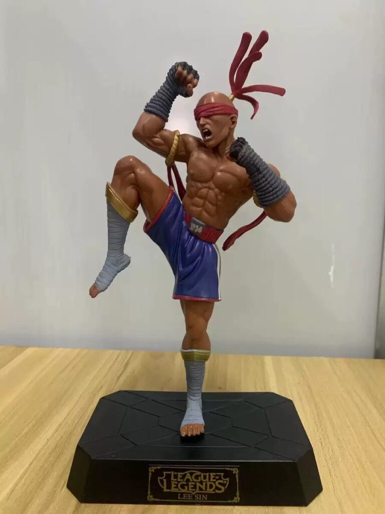 In Stock Bandai Lol League of Legends Series Blind Box Kai'Sa Jhin Q Version Figure Ornament