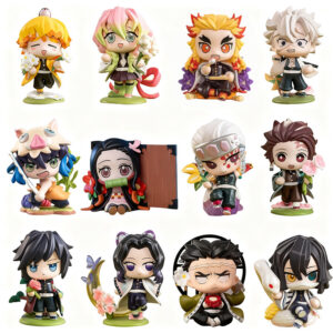 Demon Slayer Blind Box: Inosuke Hashibira, Zenitsu Agatsuma, Tanjiro Kamado Figure Peripheral Birthday Gift