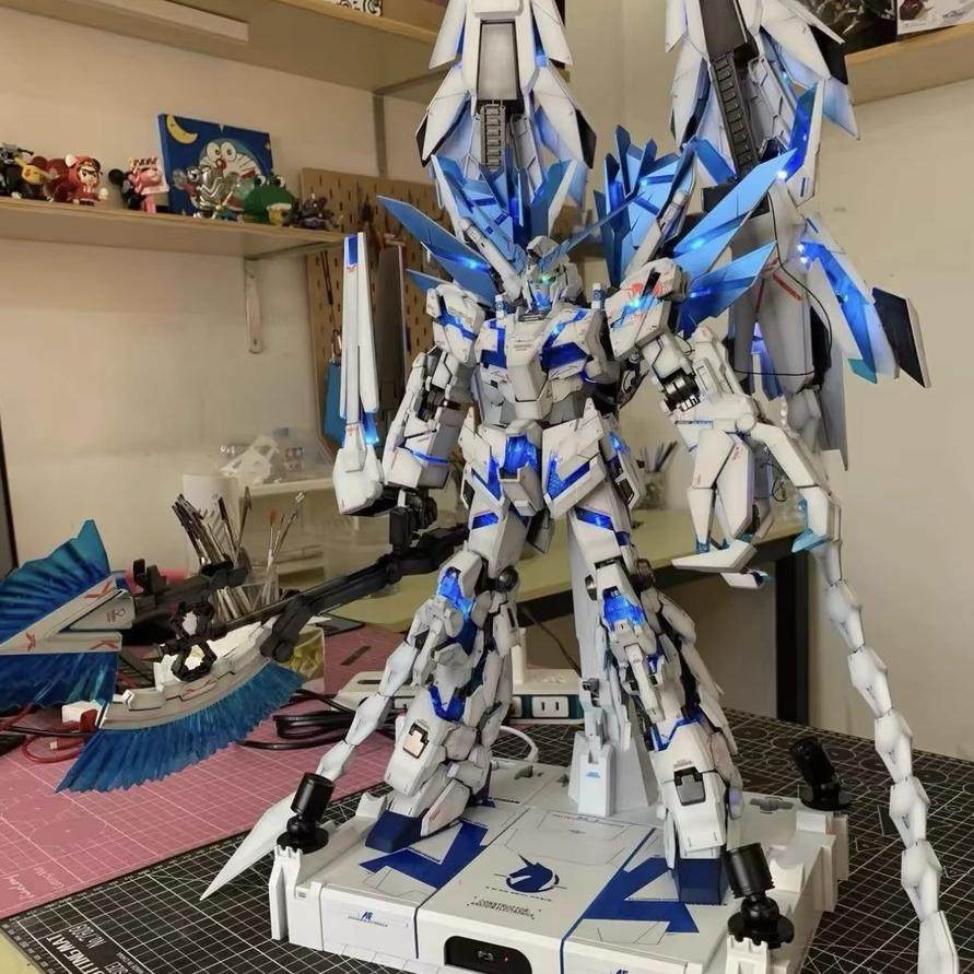Lego Toys Gundam Model Assembly Strike Freedom Unicorn Red Heretic Modified Mecha Gundam Figure for Boys