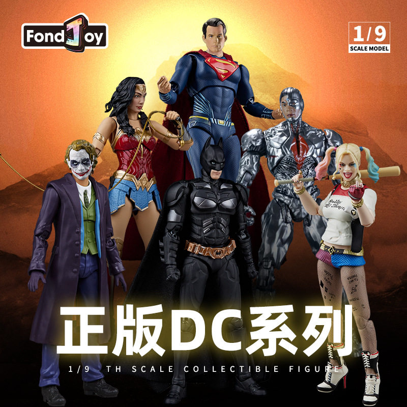 Authentic Dc Superhero Toy Figures Superman, Zara, Batman, Joker, Aquaman, Wonder Woman Movable Figures