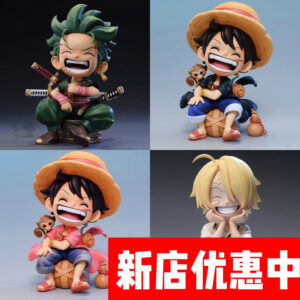 One Piece Figure Zoro Nika Luffy Sanji Anime Model Case Car Decoration Birthday Gift for Men and Women