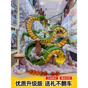 Dragon Ball Figure Shenron and Little Goku Anime Character Two-Dimensional Cartoon Ornament Birthday Gift for Boyfriend