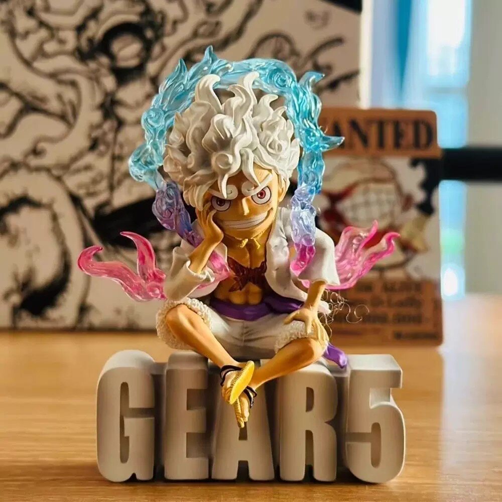 One Piece Luffy Nika Figure, Sea View Room, Pc Case, Graphics Card Stand, Decoration, Gaming Room, Computer Interior Decoration, Figure