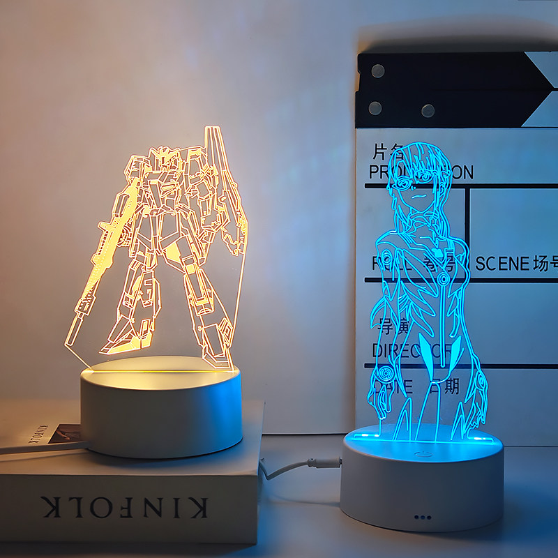 Transformers Zero Type One Hundred Type Manatee Gundam Ambient Light Gaming Room Decoration Computer Desktop Ornament Gift for Boys