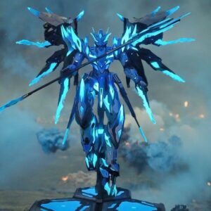 Motorized Assembly Mecha Model: Ao Bing Alloy Color, Lu Bu, Bai Qi, Modified Gundam, Bai Xueji, Cao Ren Blind Box Figure