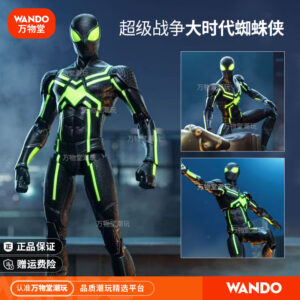 Chinese Animation Marvel Age of Spider-Man Action Figure Toy Doll Stand with Movable Joints and Suit 7inch Display Piece
