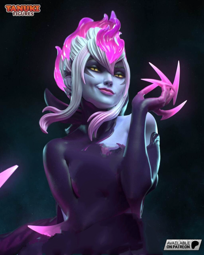 League of Legends Lol Kaisa, the Daughter of the Void, 3D Printed Figure Model High-Precision Stl Data File