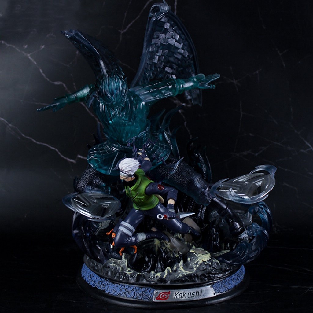 Naruto Susanoo Madara Sasuke Itachi Naruto Figure Super Large Light-Up Model Ornament Gift Merchandise
