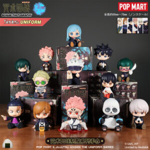 Popmart Bubble Mart Jujutsu Kaisen Uniform Series Blind Box Gojo Satoru Figure Car Ornament Gift for Women