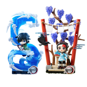 Bubble Mart Demon Slayer: Kimetsu No Yaiba - the Demon Slayer Series Building Block Scene Figures Blind Box Trendy Toys Display Pieces Gifts