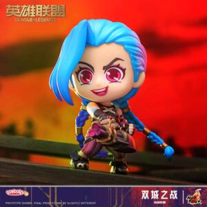 Oxtoys League of Legends Lol Dual City Battle Mini Rampage Loli Jinx Cosbabys Figure Ornament