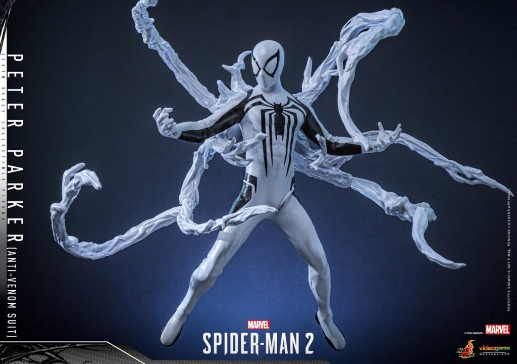 In Stock Hottoys Ht Vgm69 Marvel Spider-Man 2 Anti-Venom Suit