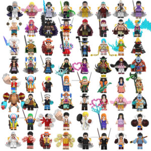Chinese Building Blocks One Piece Luffy Minifigure Ace Zoro Manga Model Figurine Small Toy Building Block Toy