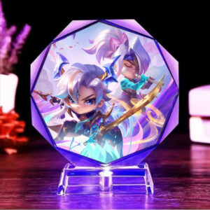 League of Legends Lol Figurine Trickster the Enchantress Figurine Light-Curing 3D Printing Toy White Film