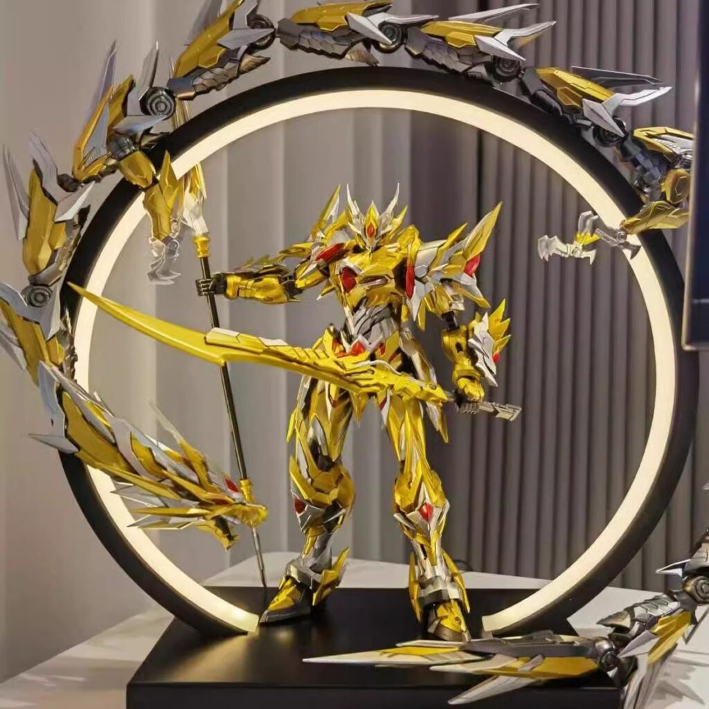 Assembled Gundam Model Mecha Toy Figures Three Kingdoms Moving Lu Bu Ao Bing Cao Ren Gan Jiang Bai Qi Qinglong Blind Box