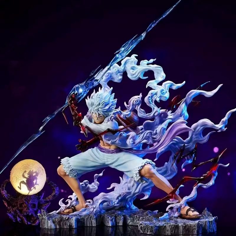 One Piece Figure Nika Luffy Gk Figure Display Piece Fifth Gear Large Size for Boys with Light-Up Feature One Piece Gift Merchandise