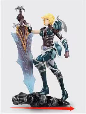 League of Legends Lol Exile Blade Champion Riven Riven Boxed Figure Model