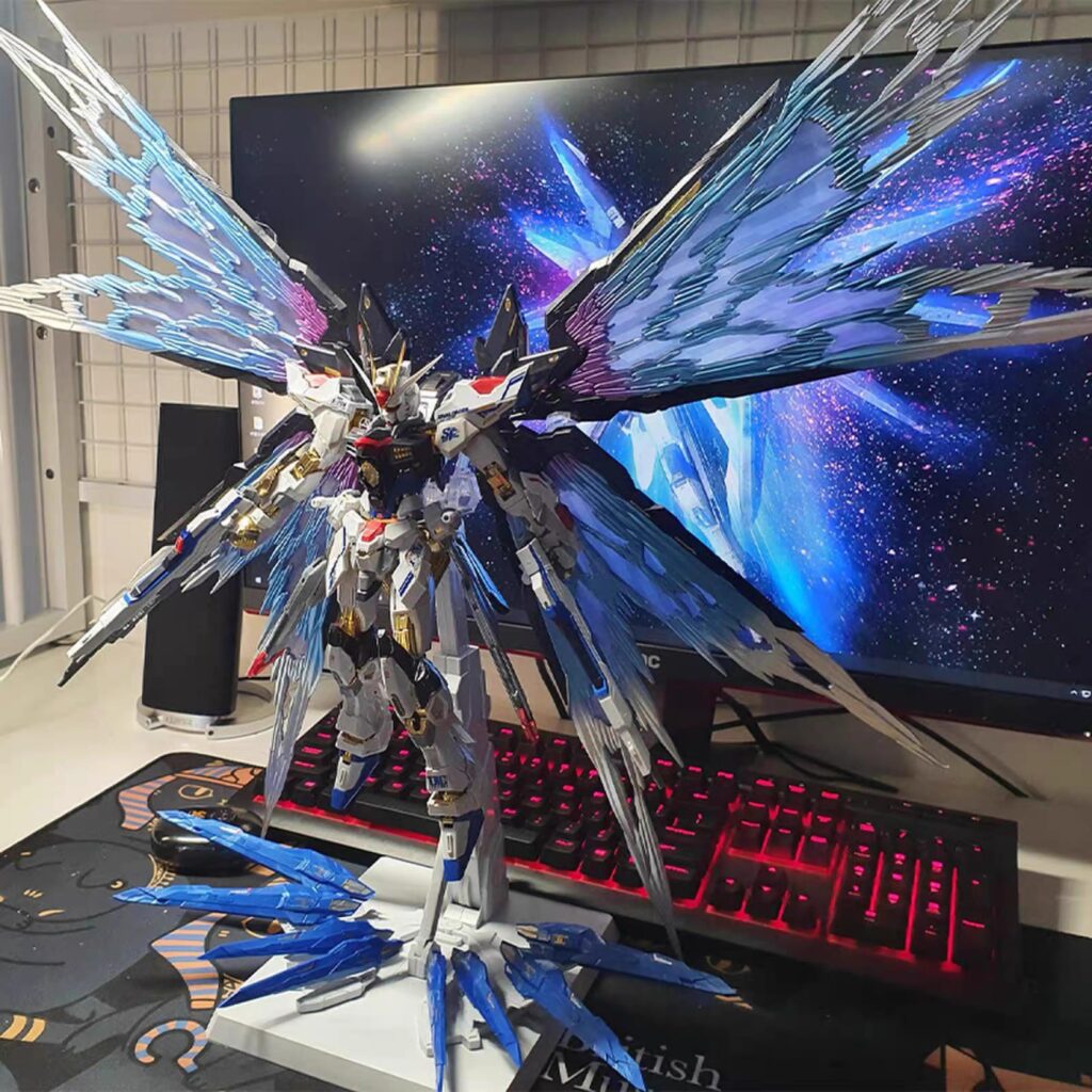 Gundam Model Hg Strike Freedom Unicorn Red Heretic Figure Display Piece Mg Gundam Assembly Model Toy Gift