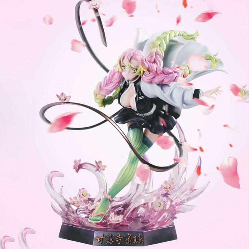 Demon Slayer: Kimetsu No Yaiba - Inosuke Hashibira, Rengoku Kyoujurou, Zenitsu Agatsuma, Kanroji Mitsuri Figurines, Anime Merchandise, Model Ornaments, Gifts