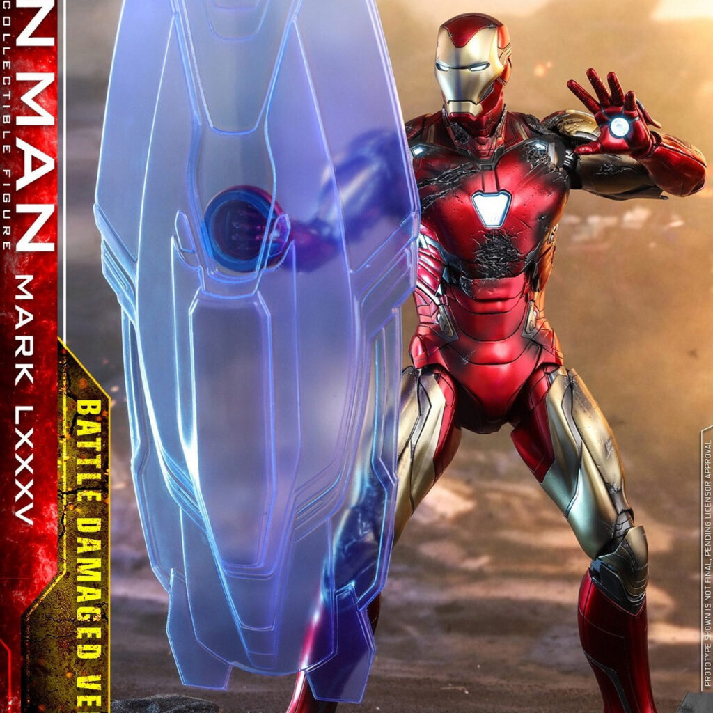 Brand New in Stock Hottoys Ht Mms543 Avengers 4: Endgame - Iron Man Mk85 Battle-Damaged Mk85