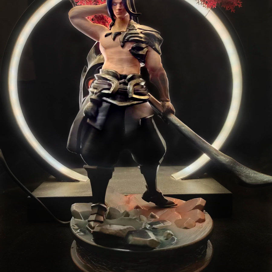 League of Legends Shadow Reaper Kai'Sa Gk Figure Painted Finished Product Ornament Gift for Boys