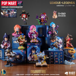 Popmart League of Legends Classic Character Blind Box Ahri Jinx Yasuo Teemo Model Male