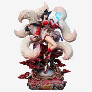 In Stock Jimei Palace Nine-Tailed Fox Ahri 1/6 Medium-Sized Sculpture League of Legends Figure