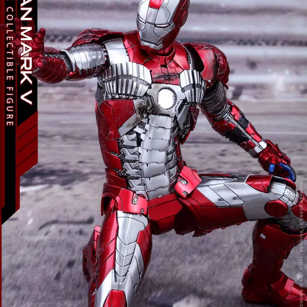 Hot Toys Brand New in Stock Hottoys Ht Mms400D18 Iron Man Alloy Die-Cast Mk5 Reissue