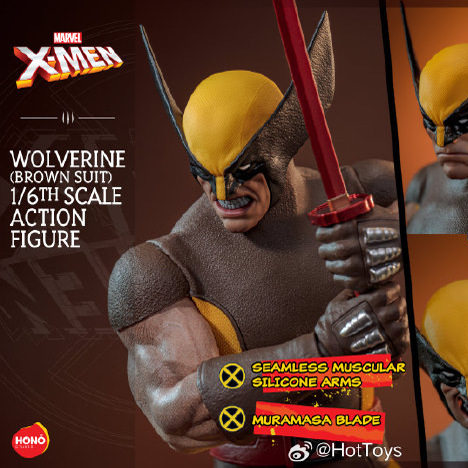 Hottoys Ht Honext Studio1/6 Marvel Series X-Men Hs03 Wolverine-Brown