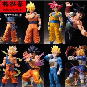 Dragon Ball Model Figure Anime Son Goku Vegeta Super Saiyan Budokai Super Saiyan 3 & 4 Limited Edition Set