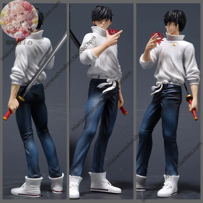 Jujutsu Kaisen Anime Merchandise Desktop Ornament Standing Itadori Yuji Gk Figure Two-Dimensional Statue Model Toy Gift