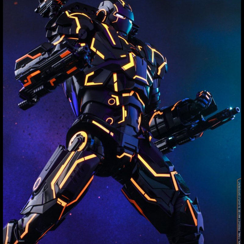 Hot Toys Brand New in Stock Hottoys Ht Mms553D35 Iron Man War Machine Light Speed Orange