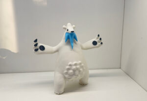 Pokémon Scale World 1:20 Frozen Original Bear Height 13cm Left and Right 3D Print Pokémon Figure Ornament