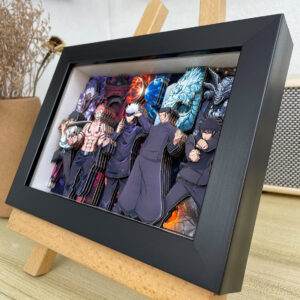Jujutsu Kaisen 3D Pop-Up Family Portrait Merchandise Gojo Satoru, Megumi Fushiguro, Yuji Itadori, Nobara Kugisaki, Toge Inumaki Birthday Gifts for Men and Women