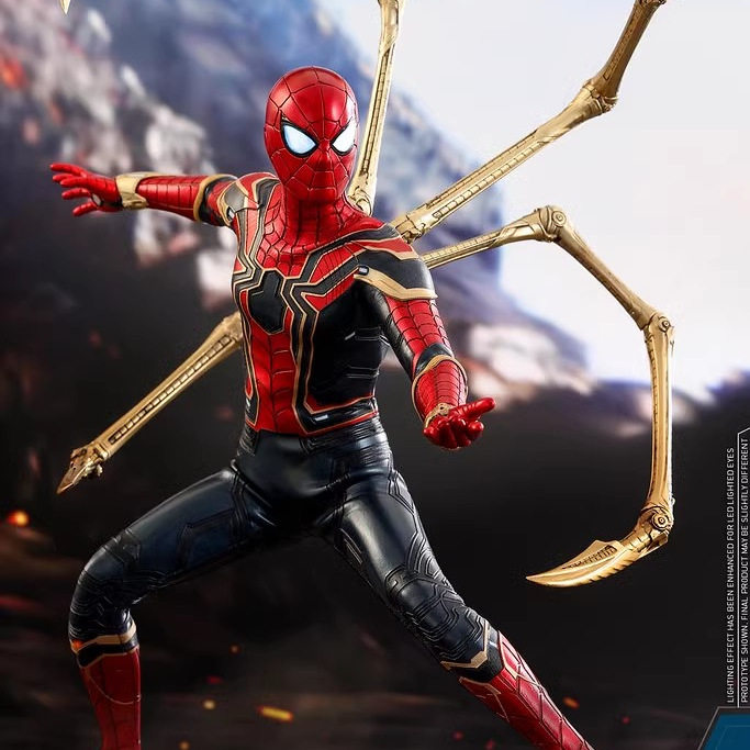 Hot Toys New in Stock Hottoys Mms482 Avengers 3 Iron Spider-Man