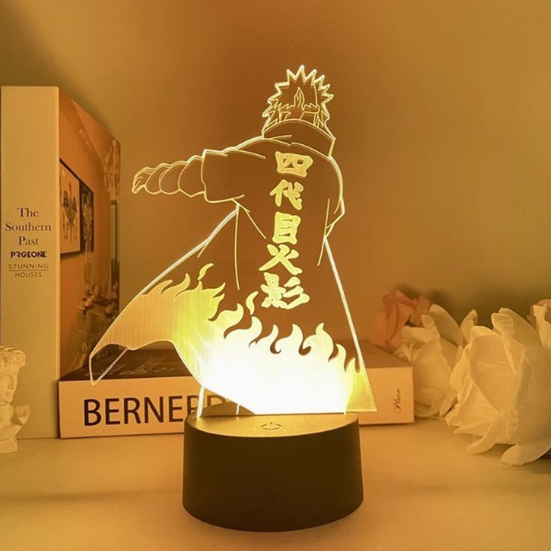 Desktop Ambient Light Bedside Figurine Naruto Hatake Kakashi Uchiha Itachi Obito Anime Peripheral Night Light