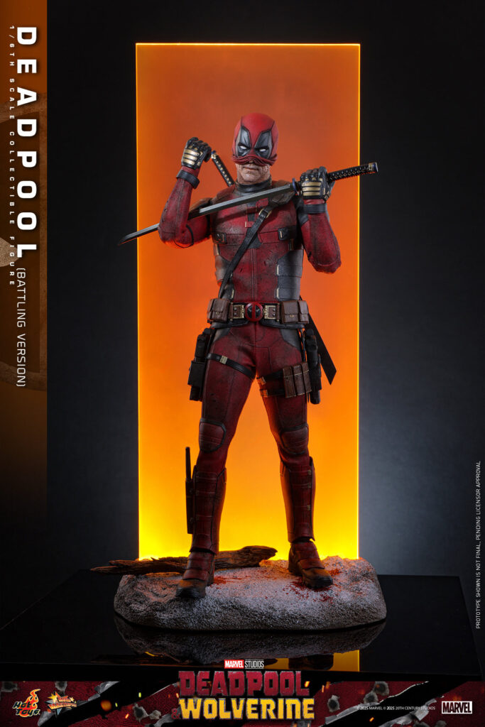 In Stock Hottoys Ht Mms782 Deadpool Battle Edition