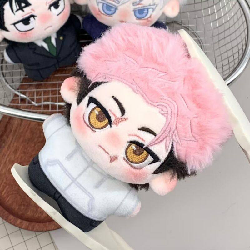 High-Quality Q-Version Anime Jujutsu Kaisen 2205 # Gojo Satoru Premium Edition Two-Faced Demon Slayer Figure Model Ornament