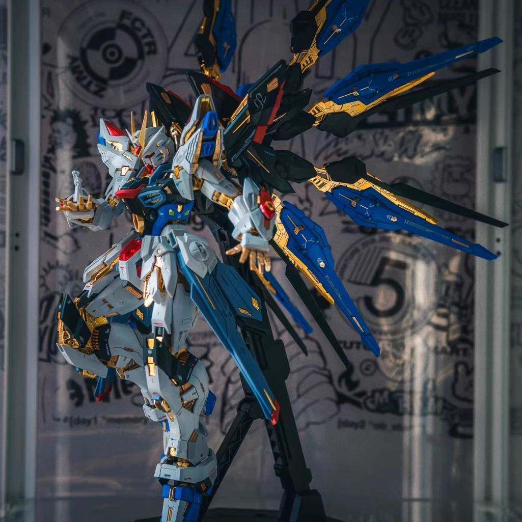 Gundam Building Blocks Strike Freedom Model Unicorn Gundam New Freedom Mecha Boy Assembly Figure Toy for Men