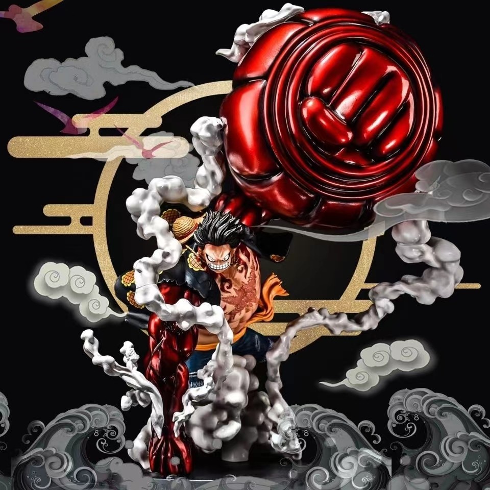 One Piece Gk Figure Nika Luffy Zoro Black Pearl Kaido Hell Ornament Extra Large Boys' Birthday Gift