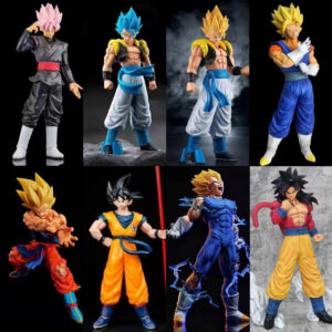 Dragon Ball Goku Action Figure Model Super Saiyan Gogeta Vegeta Battle-Damaged Manga Anime Figure