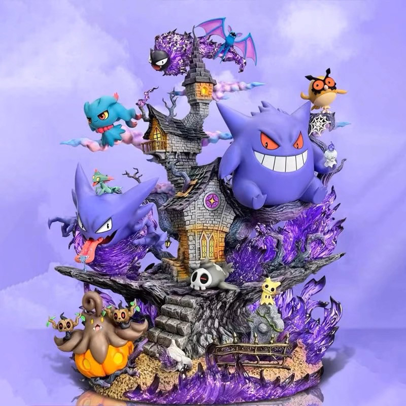 Pokémon Gengar Figure Final Battle Peripheral Decoration Extra Large Statue Birthday Gift in Stock